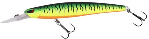 ZECK - Wobbler für Zander & Hecht - Murdock 2.0 | 12,5 cm | 2,0 m F - Firetiger