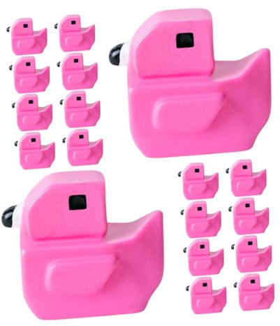 TOBBOMEY 50stücke Flamingo Figur Garten Dekoration Mini Tier Figuren Ornament Micro Landschaft Zubehör Puppenhaus Gartenzubehör