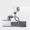 FLEXTAILGEAR Tiny Shower - Ducha portátil de camping con bomba, manguera de 2,2 m, carga USB-C y dos modos de flujo de ahorro de agua, para jardín, viajes, playa y mascotas