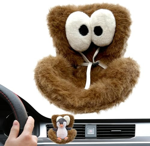 Asiento de Coche de Juguete para - Almohada de Felpa con diseño de Ojos Grandes | Lindos Accesorios para Autos de para Jugar, exhibir y coleccionar | para niños, bebés, de 10 a