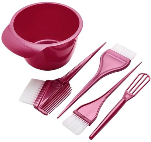 Hårfärgningsset, professionell hårsalong, skål, kam, borste, tillbehör, tillbehör (Color-01)