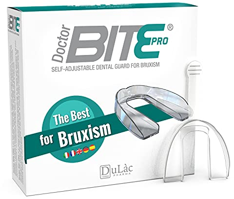 Dulàc - Gouttière Dentaire contre le Bruxisme, Dispositif Médical CE Moulable Pour Empêcher le Grincement des Dents la Nuit, pour Hommes, Femmes et Enfants à partir de 12 Ans - Doctor Bite Pro