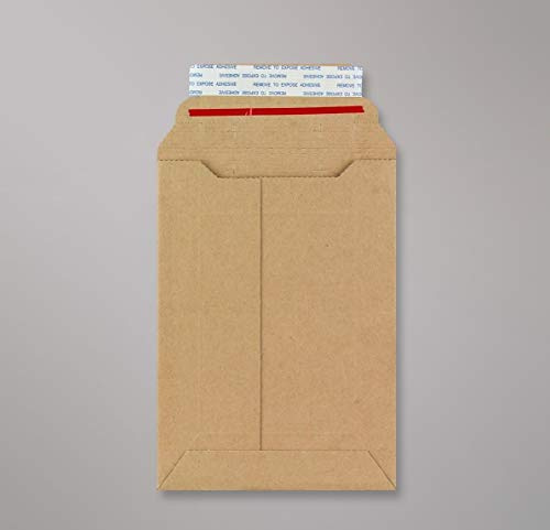 Cardboard Envelopes/Book Mailers: Self Seal Strip A6 C6 100 / Pack - 185 x 125mm
