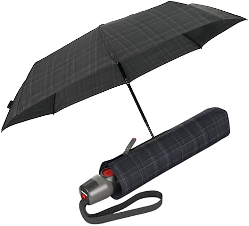 Knirps Taschenschirm T.200 Duomatic Men`s Prints - Check