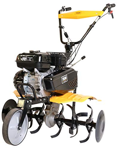 TEXAS Gartenfräse FX815TG Motorhacke Bodenhacke Bodenfräse Rasenfräse Pflug Benzin mit Antrieb | 36-85cm | 212cm³ | 4 Takt | 4000W | 5,5PS | 2xVorwärtsgang +1xRückwärtsgang | 30cm Arbeitstiefe