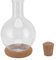 Rotwein-Dekanter, multifunktional, Weinkaraffe aus Glas, schnell nüchtern, hohes Borosilikatglas, transparenter Glas-Weinspender mit Sockel für Bar-Haushaltsgeschenke(2L)