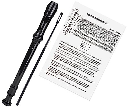 FUNOMOCYA 8loch Flöte Recorder Reinigungsstab Einsteiger Holzblasinstrument Für Übung Und Aufführung Langlebig Und Robust Für Musikliebhaber Und Anfänger