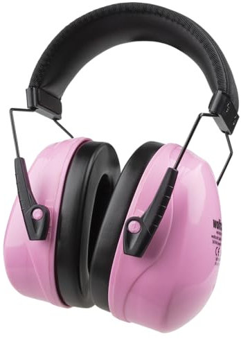 wolfcraft 4961000 Kids-Protectores auditivos para niños, Color Rosa, Unisex Adulto