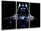 Wandbild - Star Wars, Darth Vader, 97 x 62 cm, Holzdruck - XXL Format - Kunstdruck, ref.26022