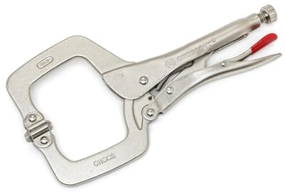 Crescent C11CCSVN Pince-Étau à Verrouillage de 279 mm / 11 Pouces avec Tampons Pivotants - Argent