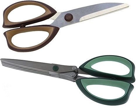 Henckels Kitchen Shears for Herbs, 2-pc, Dishwasher Safe, Heavy Duty, Stainless Steel, Take A Part Shears