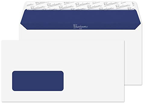 Blake Pure DL 110 x 220 mm 120 gsm Recycled Peel & Seal Window Envelopes (RP81884) Super White Wove - Pack of 500