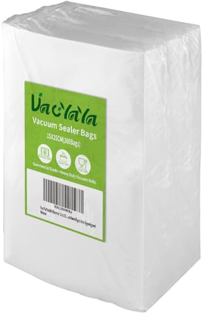 VacYaYa 100 Beutel 15x25cm Vakuumier Beutel Vakuumbeutel für Lebensmittel,BPA-Frei Sous Vide Vakuumierbeutel für Vakuumierer und Folienschweißgeräte Geeignet