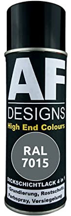 Alex Flittner Designs Rostschutzlack 4in1 RAL 7015 Schiefergrau Metall Schutzlack Spray Rostschutzfarbe Sprühdose