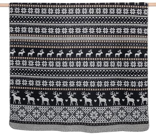 David Fussenegger [W0724] Wohndecke Norweger anthrazit, 200x150 cm