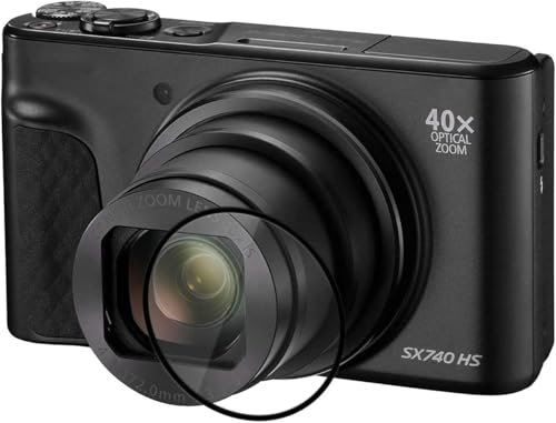 MUZIRI KINOKOO Filtro 40 mm Compatible para Canon SX720 SX740 SX730 HS cámara Digital, Lente Ultra Delgada Filtro Alta Claridad para G7X II/G7X III/G5X II/HX50/HX60 cámara (2 Unidades)