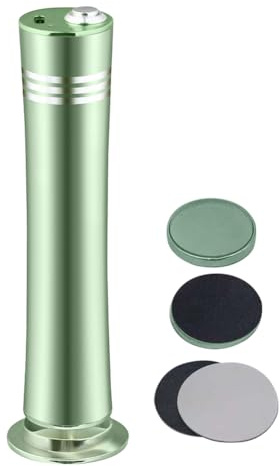 Electric Pedicure Foot Calus Remover Tool Professional Aluminum Callus Remover Foot Callus Remover for Dead Skin (Green)