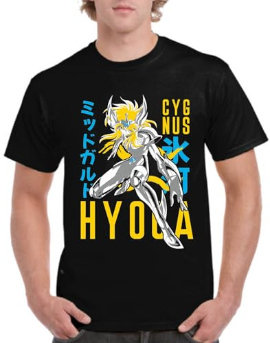 the Fan Tee Camiseta de Adulto de Hombre Dibujos Animados Zodiaco Caballeros de Atenea 143 S