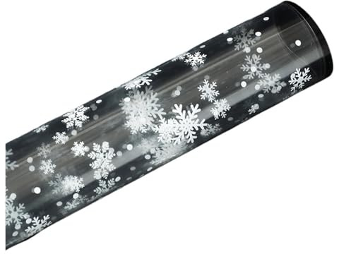 Cellofanpapper färgglad cellofan blomma papper snöflinga transparent förpackning för dekorativ