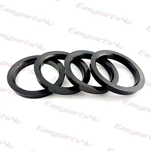 4 X Set Cerchioni Anelli di centraggio 72,0 mm a 58,1 mm, cerchi in alluminio