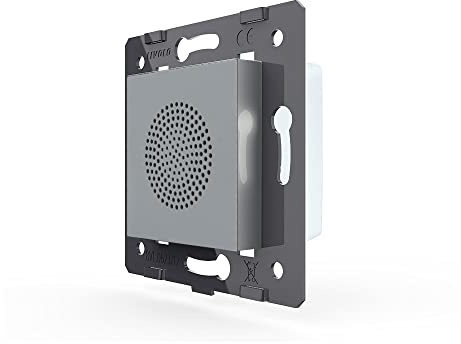 Luxus-Time Livolo VL-C7-LY-03-15 - Altoparlante Bluetooth da incasso, colore: Grigio