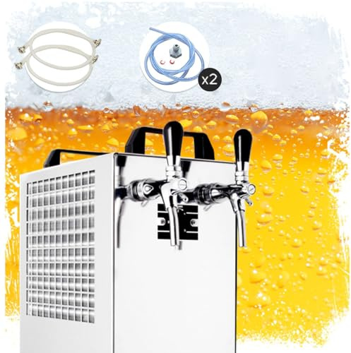 Ensemble complet Tireuse a biere avec pompe à membrane Kontakt 40/K machine a biere, pompe a biere 2 lignes, 50 litres/h, professionnelle, tête de robinet - sans, Type A