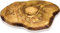 Brett aus Olivenholz, Olivenholzbrett Schneidebrett, Holzbrett, Frühstücksbrett, Steakbrett, Naturschnitt (40 * 20)