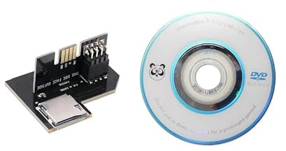 SD-kortadapter för Gamecube NGC SD2SP2 PRO-adapter stöder TF-kort 512 GB Sd2sp2Adapter sd belastning SDL Micro TF-kortläsare (SD2SP2 PRO+CD NTSC-J)