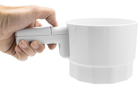 Générique Tamiseur à Farine Électrique | Tamis à Pâtisserie en Tasse Automatique Grande Capacité - Passe-Farine Passe-Sucre Glace | pour Transformation Alimentaire en Cuisine et à la