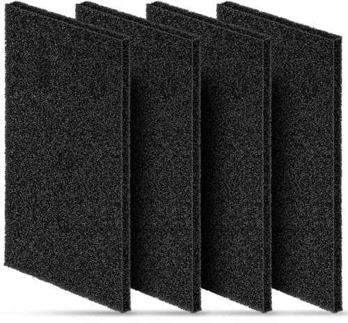 sturiz 4 stycken torkfilter för Bauknecht Whirlpool Privileg HX 481010354757 värmepumpstorkare 225 x 107 x 8 mm skumfilter filter för torktumlare