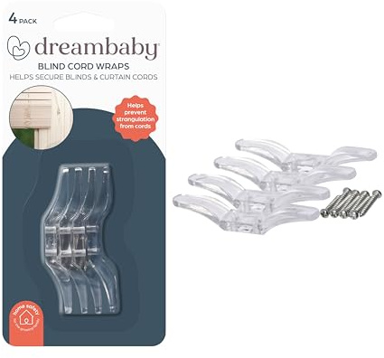 Dreambaby Blind Cord Safety Wraps for Dangling Window Cords String Keeper - Model L865