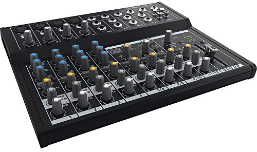 Mackie Mix Series Mix12FX 12-Channel Compact Mixer with Effects, Black