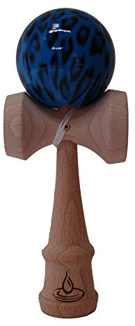 Black/Blue Leopard Kendama