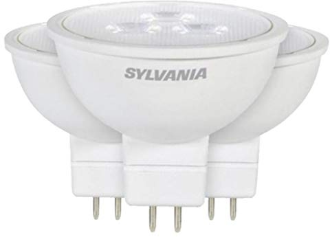 Sylvania Contractor Series Led Flood Lamp, Mr16, 5 Watts, 3000K, 81 Cri, Gu5.3 Base, 12 Volts, 3 Per Box