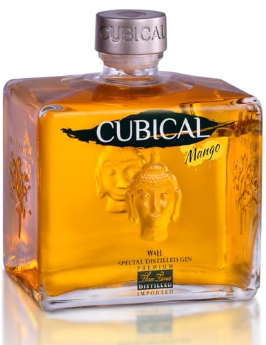 Cubical I Premium Mango Gin I 700 ml Flasche I 37,50% Volume I Premium Gin