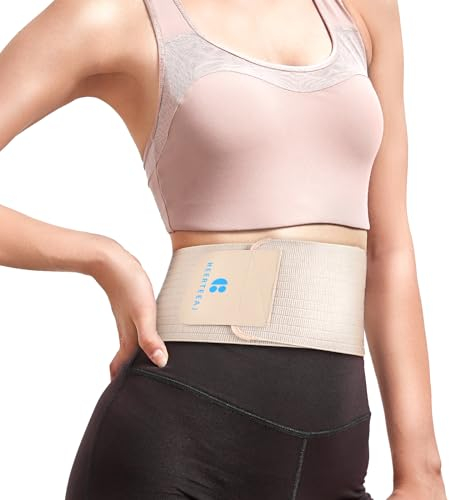 NabelbruchBandage. Nabelhernie Gürtel Herren/Damen - Bauchgurtel für Hernie: Nabel, Inzisional, Epigastric, ventral. Leistenbruch Gürtel (Nabelbruch). Hernie Bauchweggürtel für Frauen & Männer