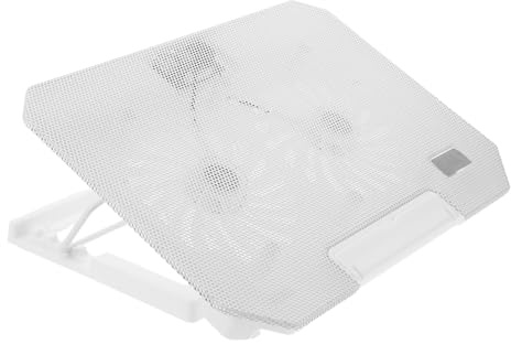 DIYEAH Supporto Raffreddamento Regolabile con Ventole Silenziose e Porte USB Base Robusta per Laptop da Pad Raffreddamento Ergonomico e Portatile per Notebook