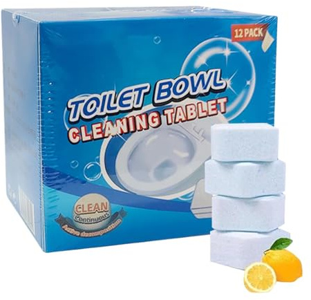 Whnbuij Pastilles de nettoyage actives pour WC - 180 g - Parfum frais durable - Tablettes de toilette à insérer dans le réservoir de chasse d'eau - Pour appartement, hôtel, buanderie commerciale, eau