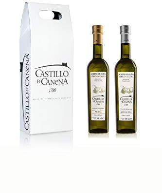 Castillo de Canena - Pack Reserva Familiar - Aceite de Oliva Virgen Extra - Variedades Picual y Arbequina - Cosecha Temprana - AOVE Prensado en Frío - Aromas Frescos y Herbáceos - 2 Botellas de 500 ml