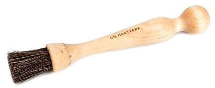 Iris Hantverk Birch Wood and Horsehair Mushroom Brush
