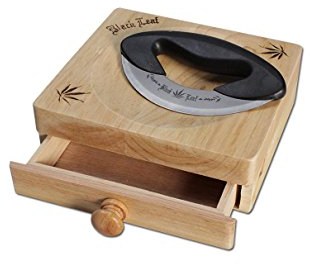 Set Black Leaf Weedboard und Einhand-Wiegemesser