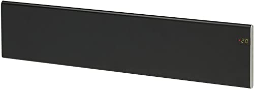 Adax Neo NL - Radiatore elettrico moderno | Termosifone Elettrico | Termoconvettore elettrico basso consumo | Altezza 200mm | Stufetta elettrica 1200W | KDT Nero | IP20