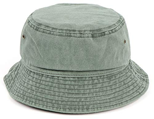 KeepSa Fischerhut Baumwolle Damen/Herren Faltbar Einfarbig Bucket Hat Sonnenhut Anglerhut, Outdoor Hut Sommermütze Garten Camping Wandern Reisen Strandhut