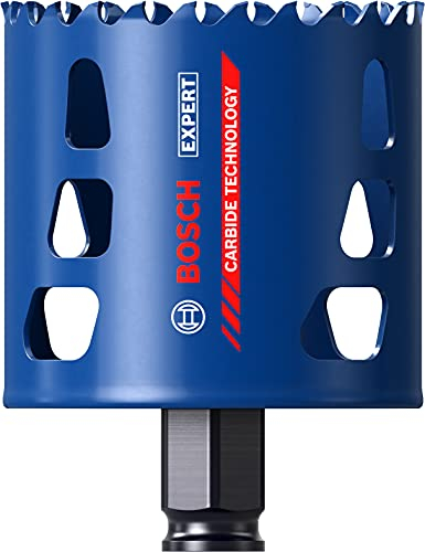 Bosch Professional 1x Sierras de corona Expert Tough Material (Accesorios Taladro de impacto rotativo), Gris, Ø 68 mm