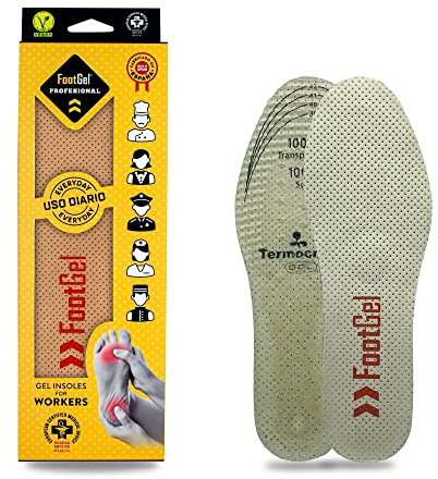 Foot Gel Professional® Einlegesohlen speziell für Profis, die lange stehen müssen. (Eukalyptus, 43-46)