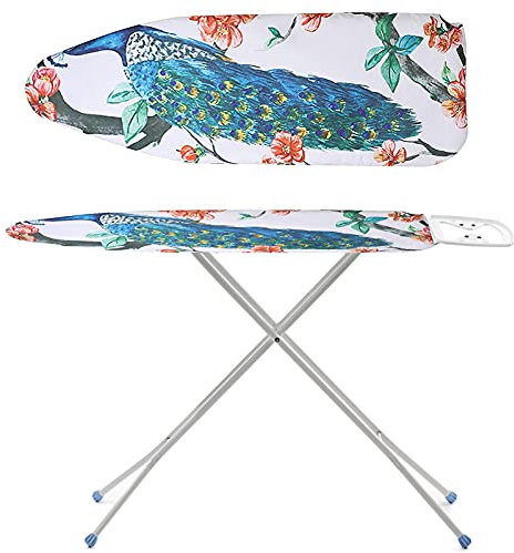 tabla planchar, planchado, tabla planchar para centro planchado con banda elástica ajustable adecuada para 140 x 50 cm