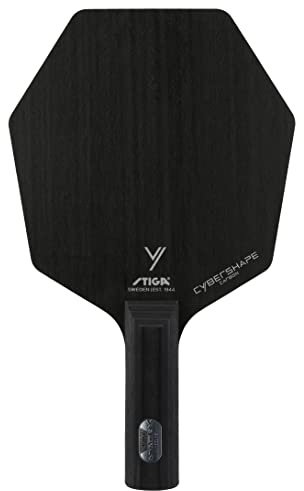 STIGA Cybershape Carbon Professionell Bordtennisstomme - Ny Revolutionerande Bordtennisracket, Exagonal Unik Form, Större Träffyta