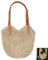 Stroh Handtasche Damen, Böhmische Strandtasche, Sommer Strandtasche Stroh Groß, Strohtasche Damen Stroh Umhängetasche, Strohtaschen Böhmische Handgewebt,Geflochten Basttasche für Reisen Strand (A)