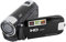 Fotocamera DV da 16 MP 1080P, Schermo Ruotabile TFT da 2,7 Pollici, Zoom Digitale 16x, Luce di Riempimento per Selfie, Grande capacità, Porta USB, (BLACK)