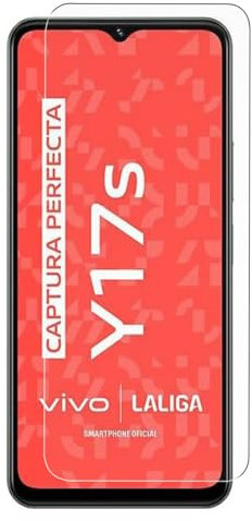 Todotumovil Protector Pantalla para Vivo Y17s | Cristal templado movil | Antiarañazos | Antihuellas | Dureza 9H | Ultra fino | Ultra Transparente | Ultra Resistente